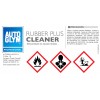 ETIQUETA RUBBER PLUS CLEANER