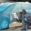 PLÁSTICO ENMASCARADO PINTABLE TRASNSPIRABLE AZUL